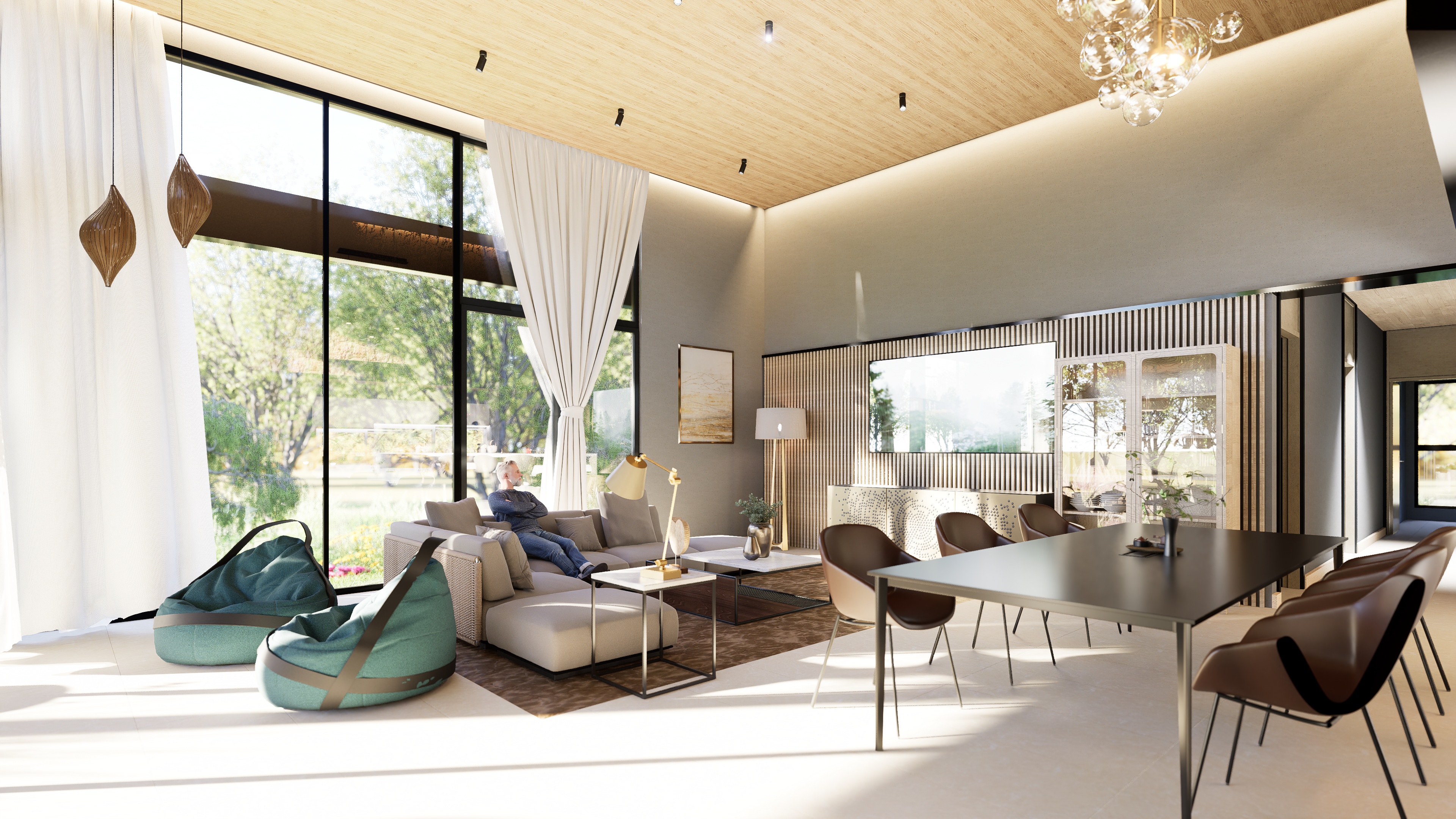 Estar y comedor interior